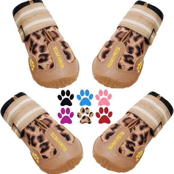 97. NWT Leopard dog boots size 7 + nail clipper set - Picture 2 of 10